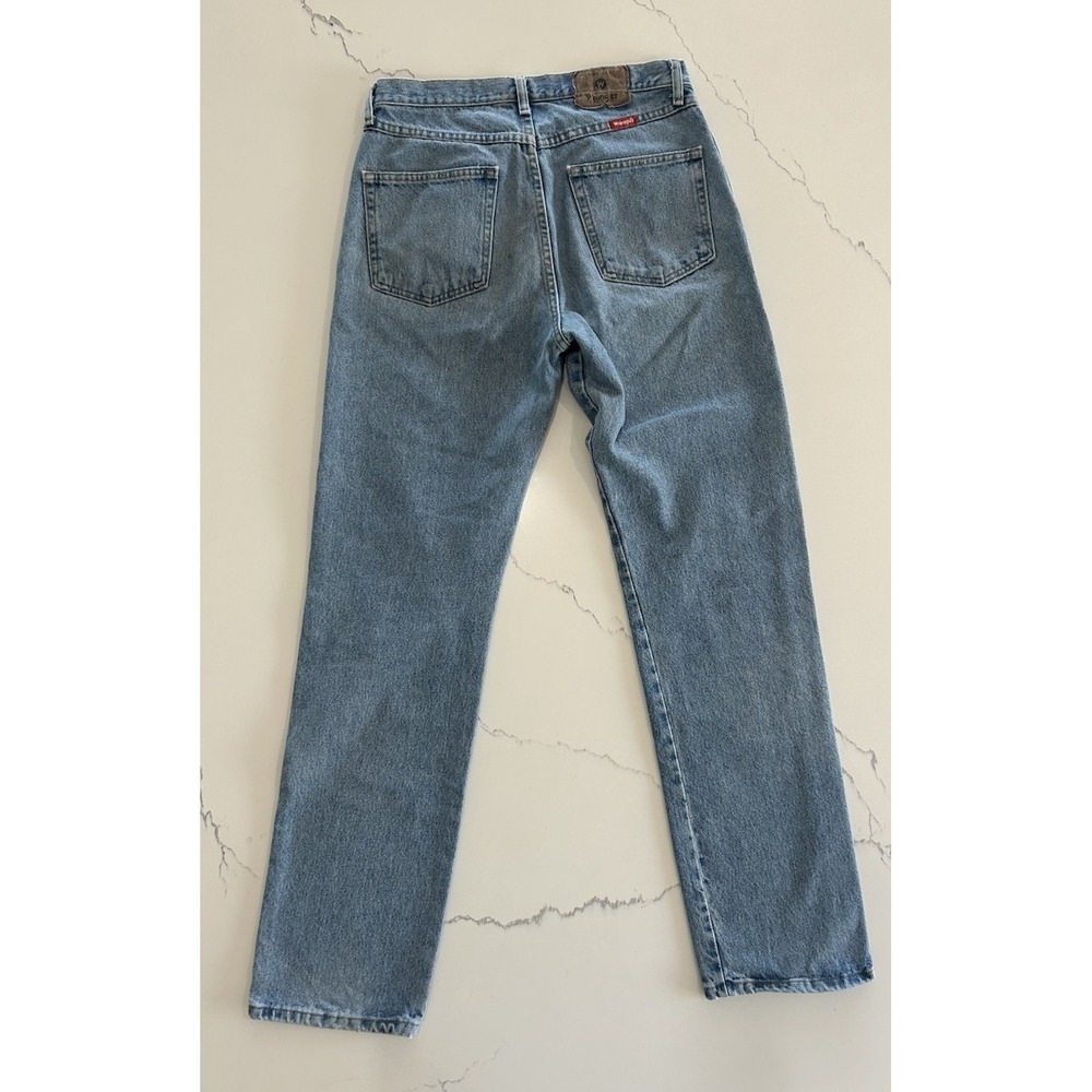 Vintage Wrangler Casual LightWash Straight Leg Jeans 33x34